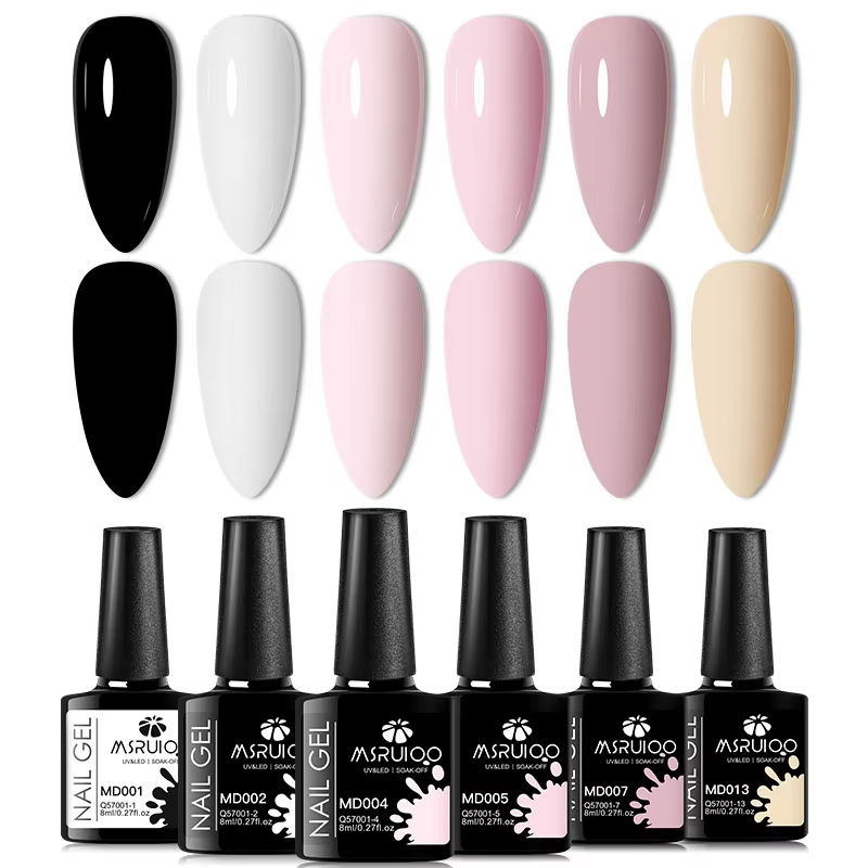 Ensemble de vernis à ongles Gel, 6 pièces, pour toutes saisons, Ultra pigmenté, Semi-Permanent, pein