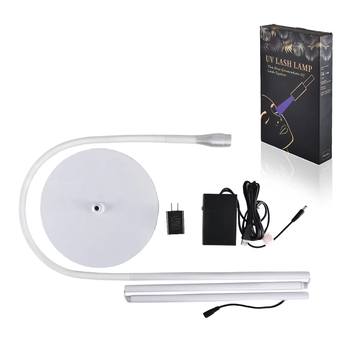 Lampe à polymériser UVLED avec interrupteur au pied, mise au point réglable, lampadaire, greffage de