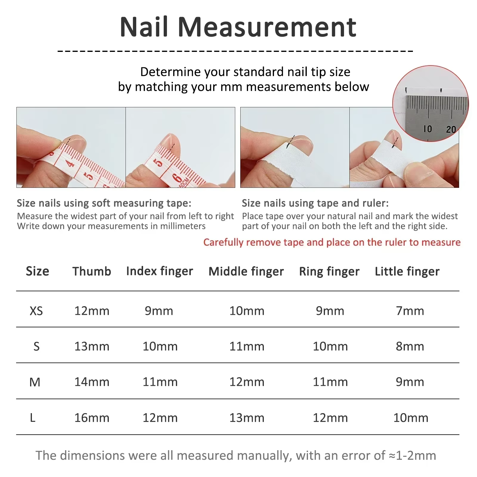 10 pièces rose à la main presse sur les ongles couverture complète ours coeur conception courte rond