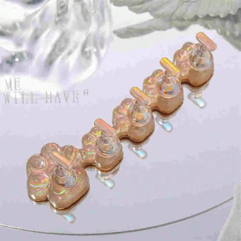 Base d'entraînement pour nail art avec support de présentation pour faux ongles holographiques effet