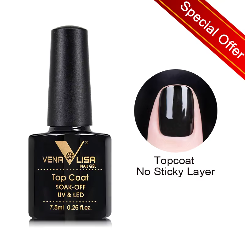 Venalisa HEMA TPO gratuit 7.5ml Transparent gelée Gel vernis à ongles nu rose vernis à ongles paille