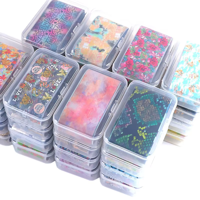 Autocollants pour ongles, 10 feuilles, fleur, papillon, décalcomanies de transfert étoilées, décorat