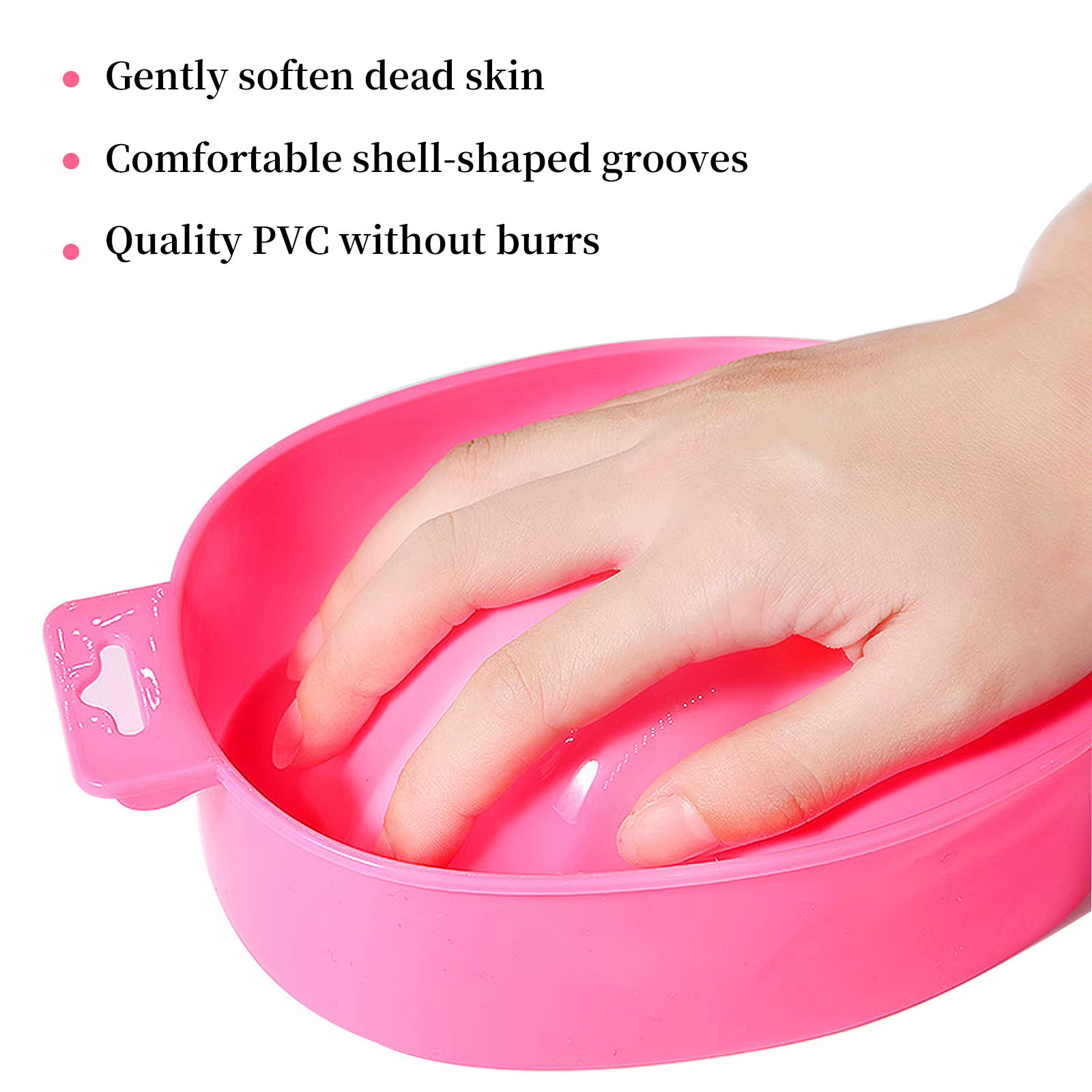 Dissolvant de lavage des mains pour Nail Art, bol de trempage, fournitures pour ongles en acrylique,