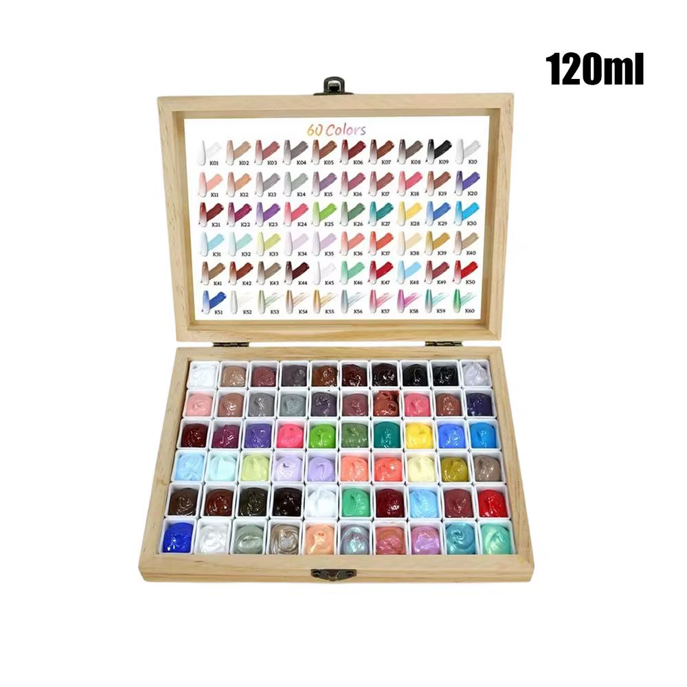 Gel Pat Paint pour ongles, 60 couleurs, sans résidu, hautement pigmenté, gel pour appliquer sur les 