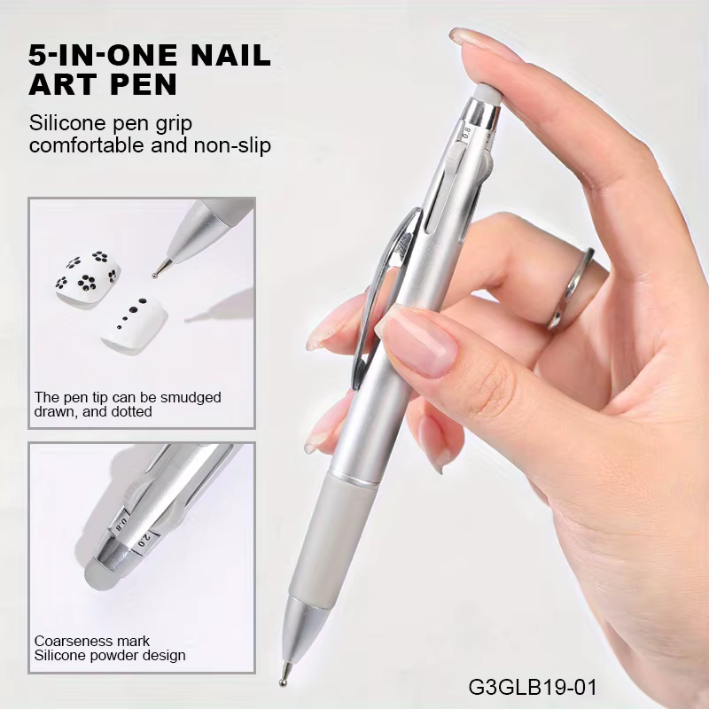Stylo à points pour ongles, outils de pointage pour Nail Art, stylo à bille, pointe pour Nail Art, p