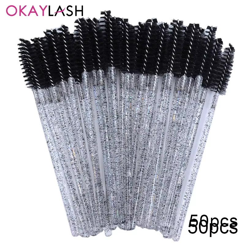 100 pièces pour Extension de cils maquillage brosses à cils jetables Spoolies Micro cils Mascara bag