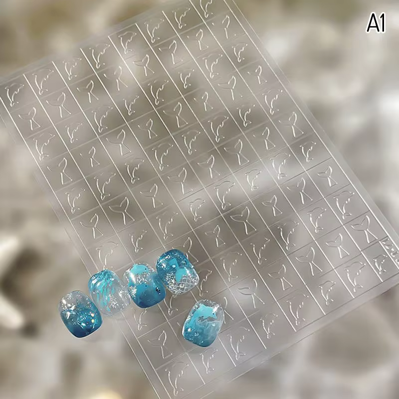Autocollants creux pour ongles, motif coquillage marin et étoile de mer, décalcomanies adhésives pou