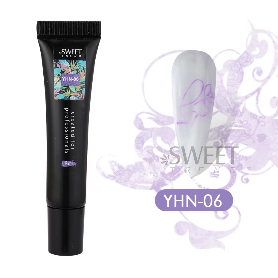 Vernis Gel Coloré 8ml pour Estampage d'Ongles – Couleurs Estivales Hybrides Semi-Permanents – Peintu