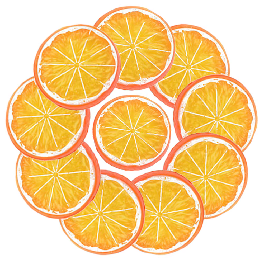 Accessoires de simulation : Blocs de citron artificiels, Tranches de citron artificielles, Décoratio