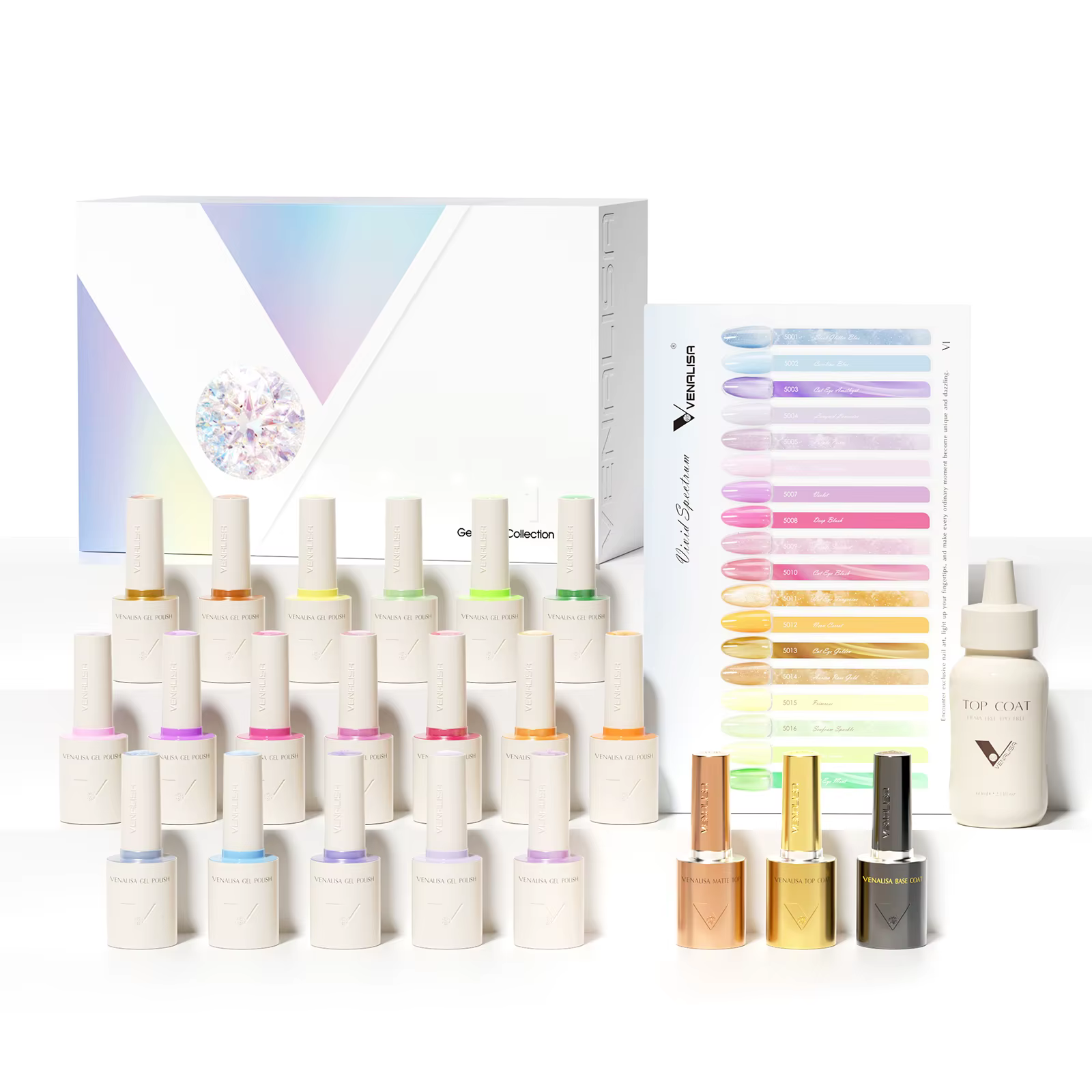 VENALISA VIP Kit 10ml vernis à ongles HEMA TPO gratuit néon gelée Gel Pigment professionnel Nail Art