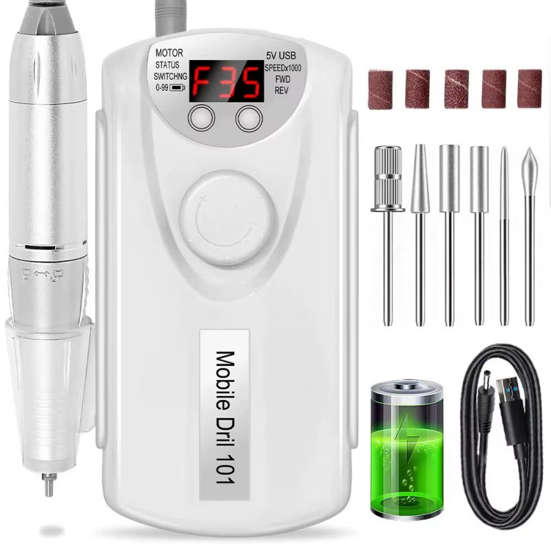 Perceuse à ongles électrique, perceuse à ongles professionnelle pour vernis à ongles Gel, lime à ong