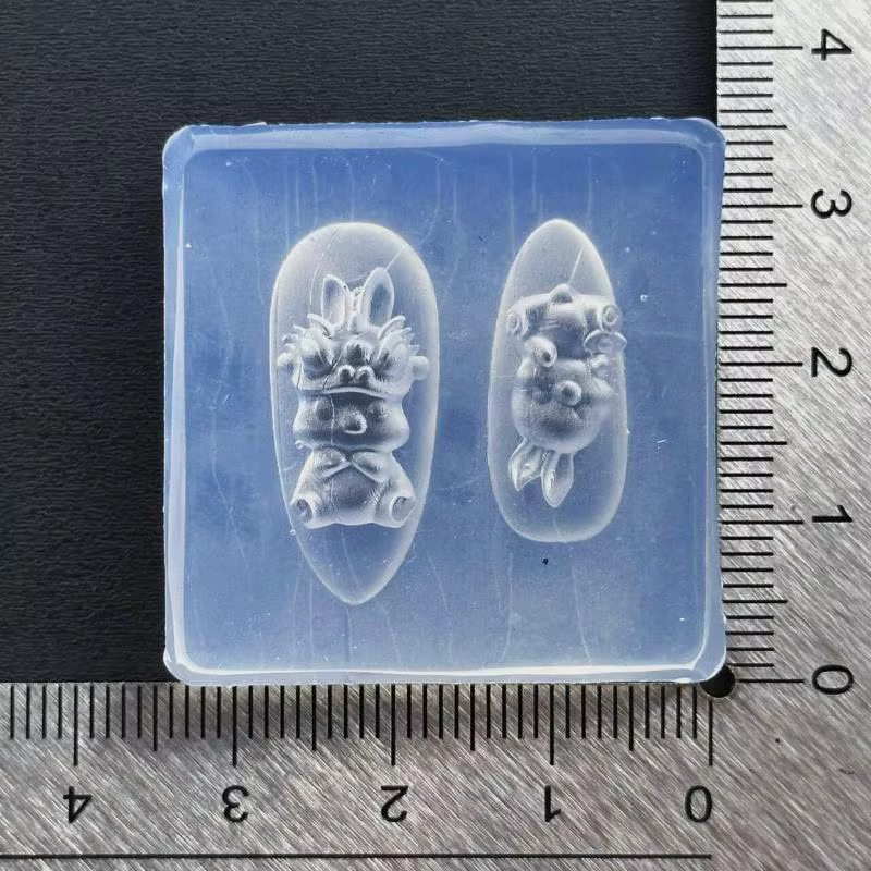 Modèles transparents pour nail art pour manucure à faire soi-même : modèles de chaînes de perles à n