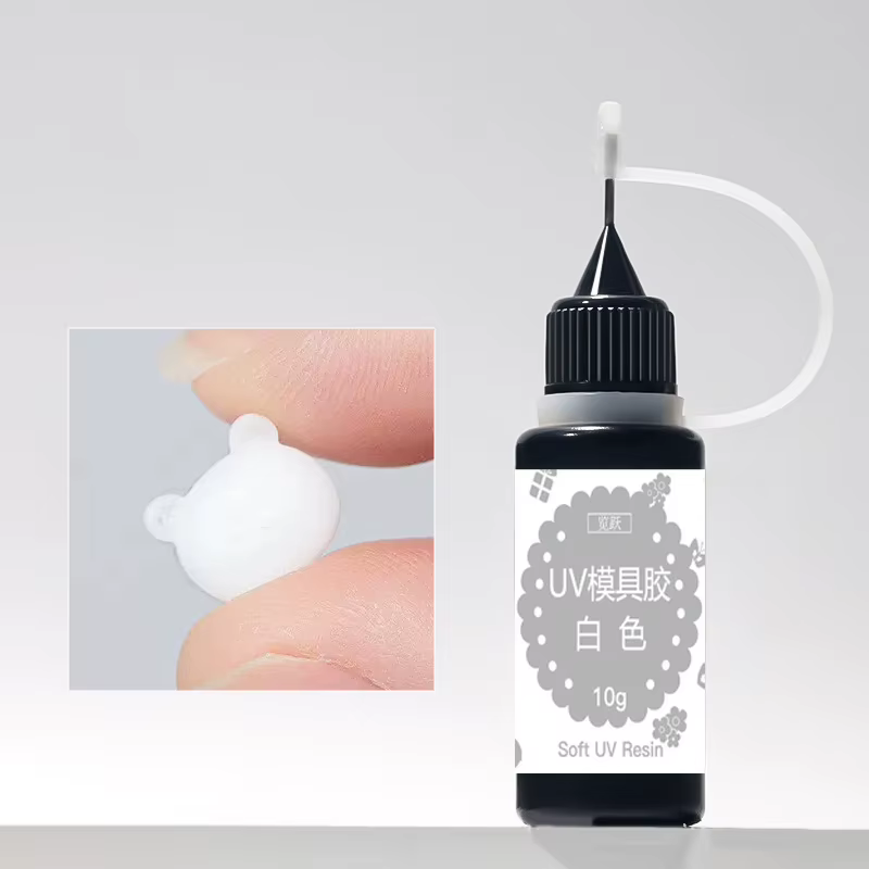 Gel sculpté pour moule à ongles 10g, Gel UV, Colle noire rose cristalline, Outil de moulage acryliqu