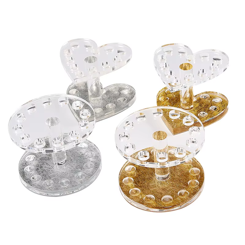 Boîte de rangement pour pinceaux à ongles, 12 trous, support pour stylo de peinture, vernis à ongles