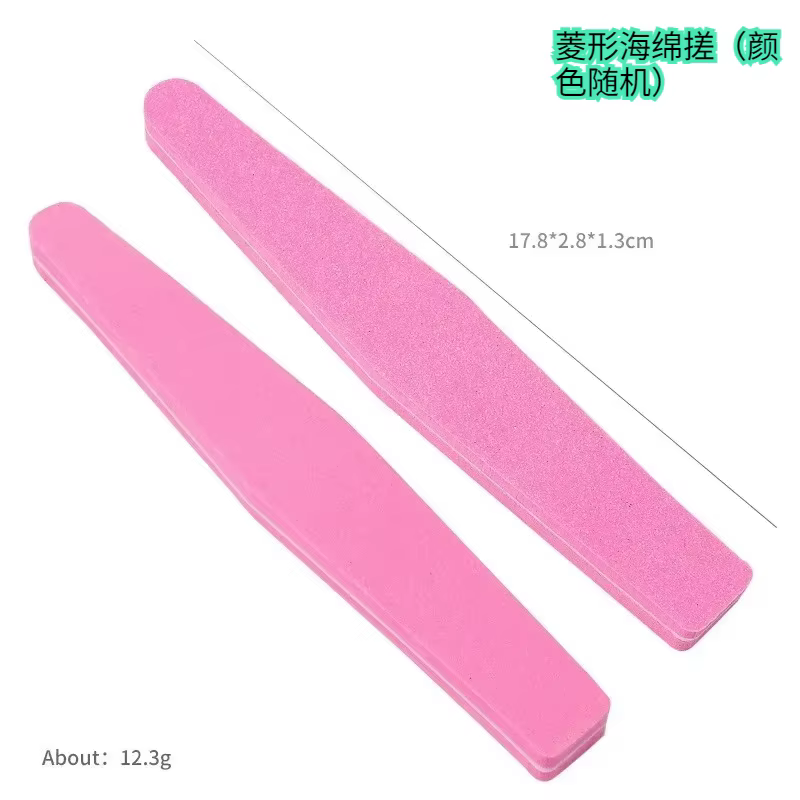 Outil de polissage de pointes d'art d'ongle pour manucure de pédicure, 10 pièces Double face 100/180