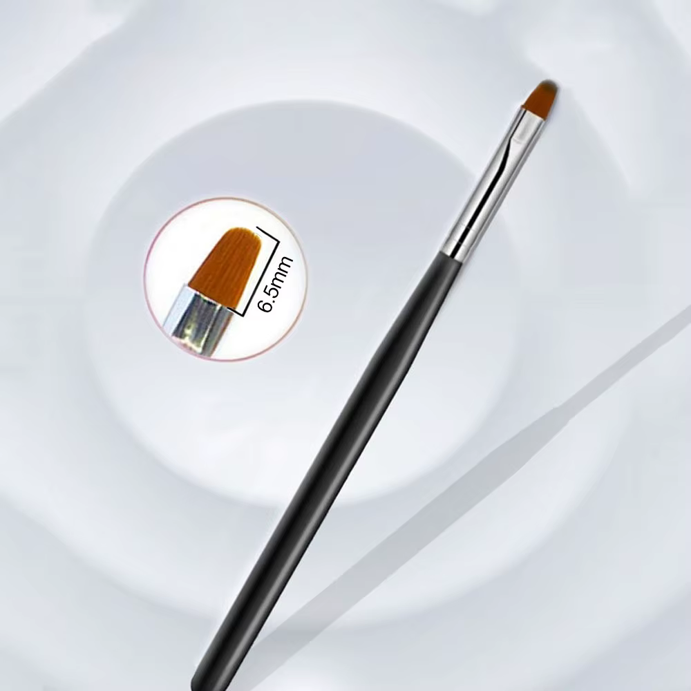 Brosse de peinture à ongles à tête ronde, stylo de photothérapie, Gel UV acrylique, dessin, outil de