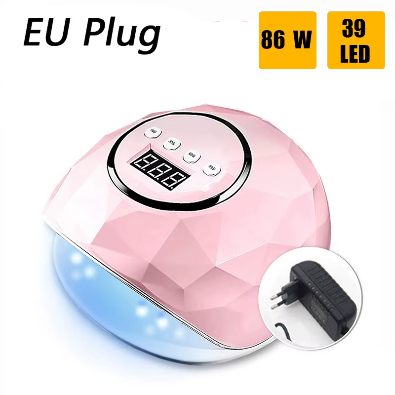 Lampe LED UV pour le séchage des ongles lampe de manucure avec fonction de mémoire affichage LCD lam