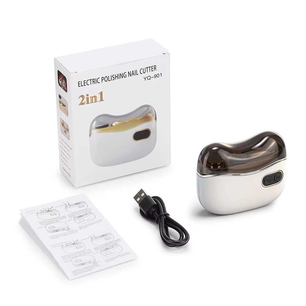 Coupe-ongles électrique pour manucure, coupe-ongles anti-éclaboussures pour doigts d'adultes et de b