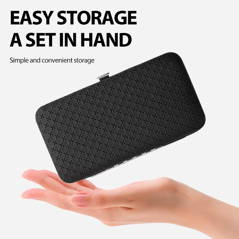 Ensemble de coupe-ongles grande taille pour la maison, pince à peau de fréquence alertes onale pour 