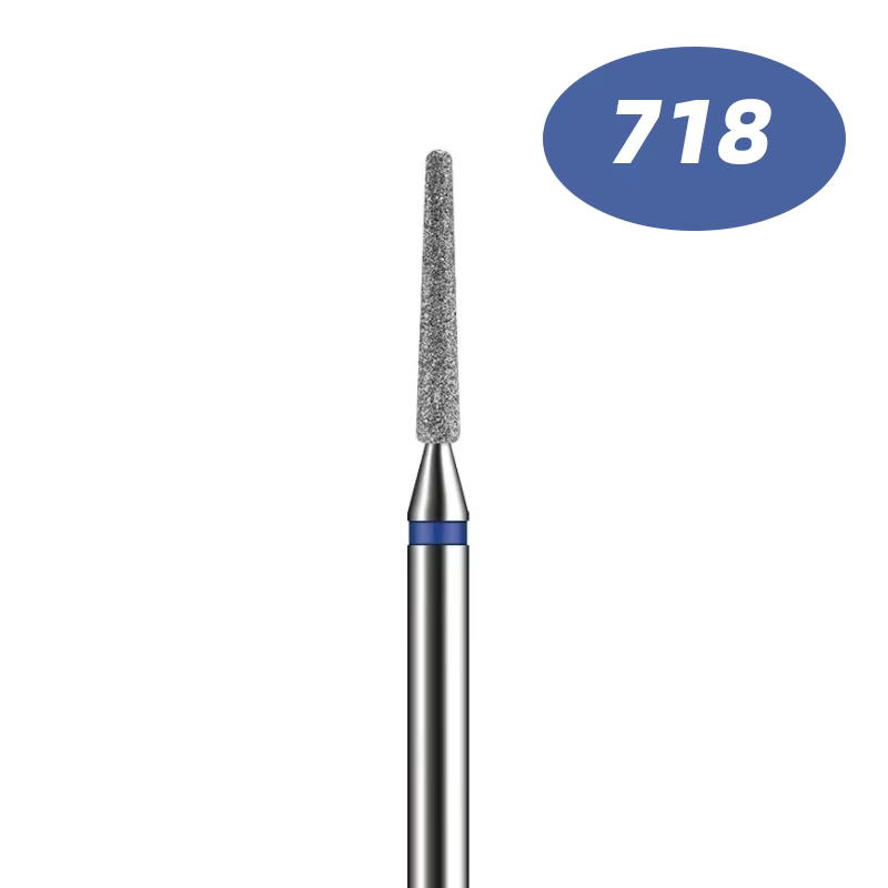718 720 forets à ongles diamantés, kit de forets à moteur pour ongles à cuticules