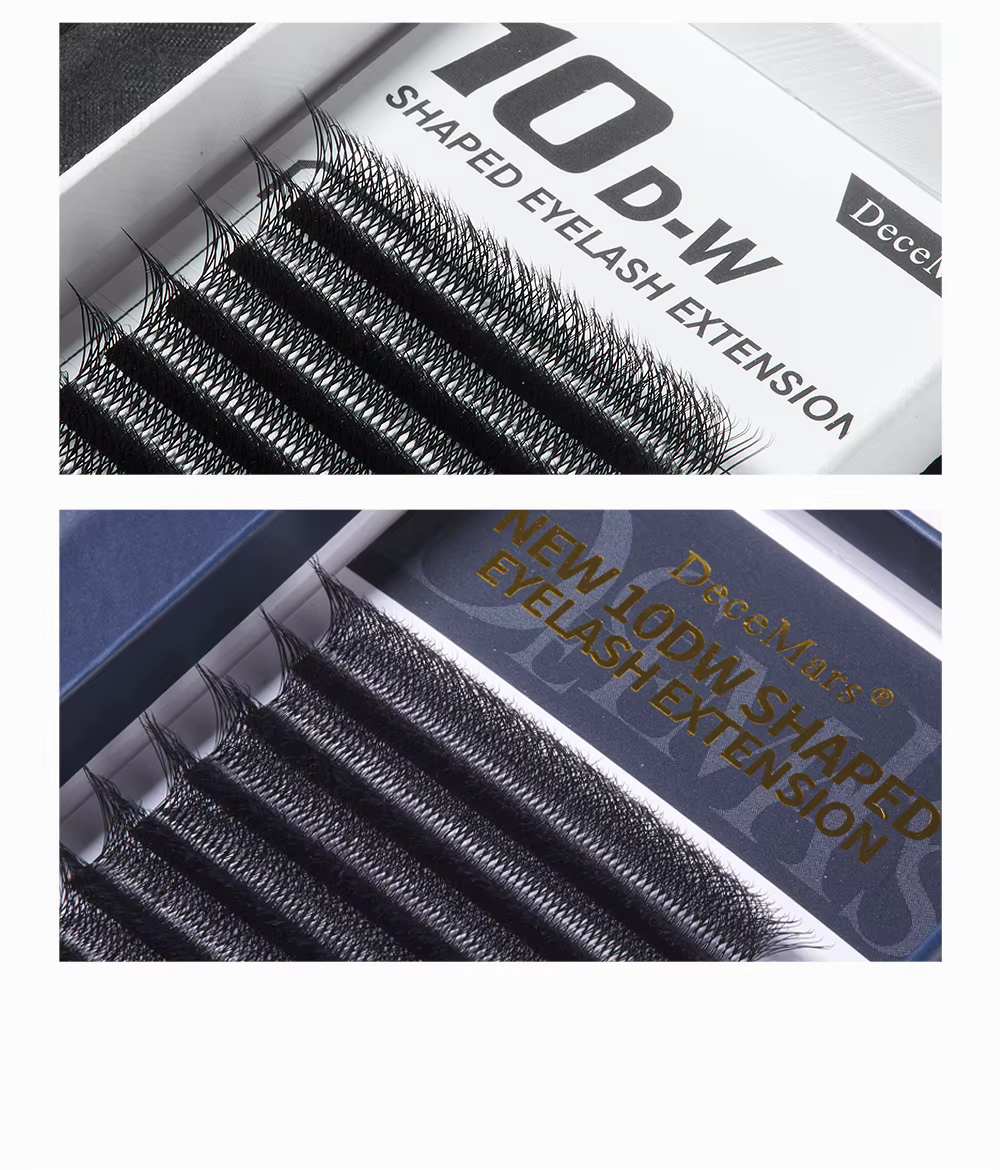 DeceMars 3DW/4DW/5DW/6DW/NOUVEAU 6DW/7DW/8DW/NOUVEAU 8DW/9DW/10DW/NOUVEAU 10DW Extension de cils pou