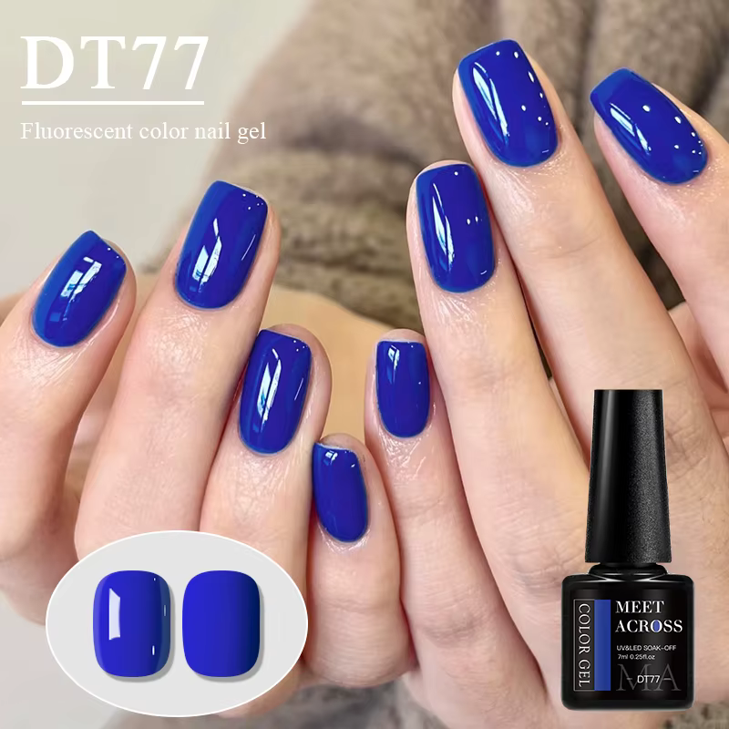 Vernis à ongles en gel fluorescent 7ml, couleurs ultra brillantes, fournitures de salon de manucure 