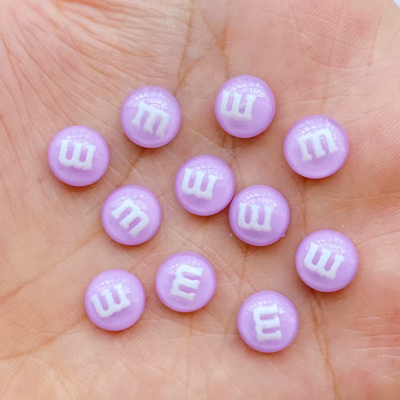 50pcs mignon 8mm mixte Mini bonbons ongles strass gemmes paillettes Nail Art bijoux manucure ongles