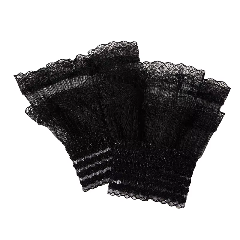 【Ua】 1 Paire de Gants pour Photos de Manucure, Magnifiques et Délicats, avec Dentelle Décorative et 