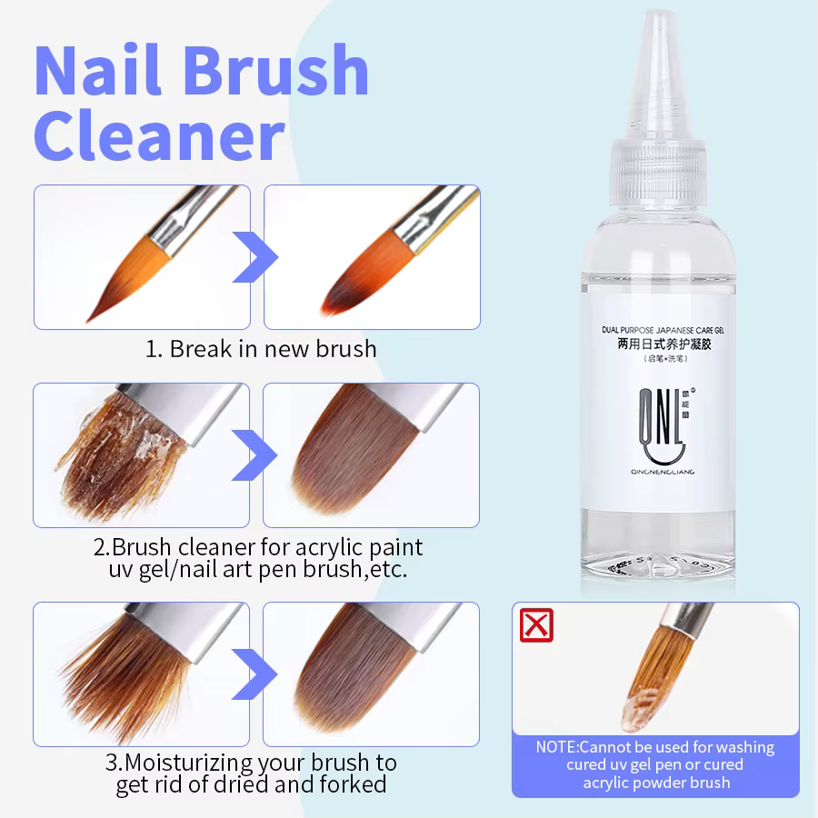 RSNACanon-Brosse à Ongles Nettoyante, Liquide, Stylo de Lavage, Solution de Manucure, Stylo de Soins