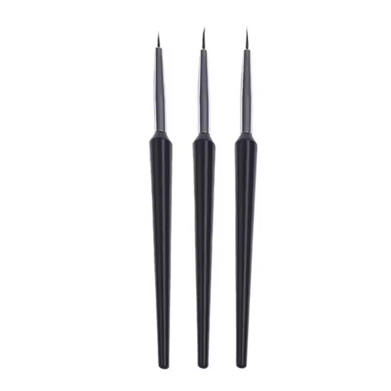 LULAA – ensemble de 3 pinceaux pour nail art, stylo de conception pour nail art, outils de peinture 