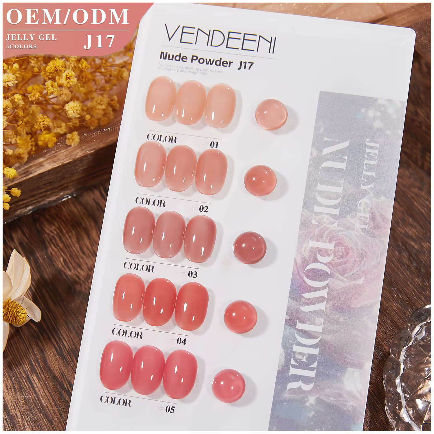 vendeeni 2025 usine nouvelle mode offre spéciale Kit d'art des ongles peau nue Gel UV Salon de manuc