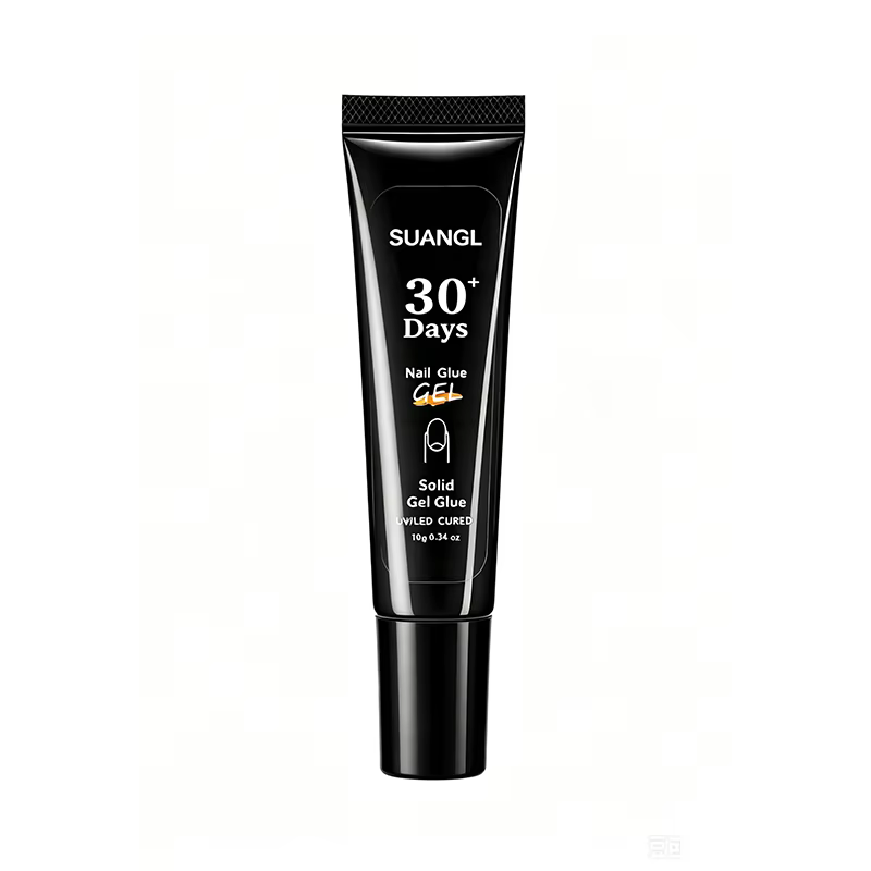 Colle solide pour ongles, gel pour faux ongles à presser, gel acrylique pour extension de manucure, 