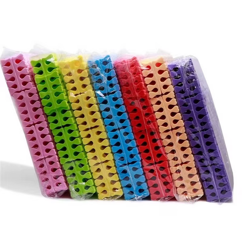 Séparateurs de doigts et d'orteils en éponge rose, 50/100/500 pièces, vernis à ongles, soins des pie