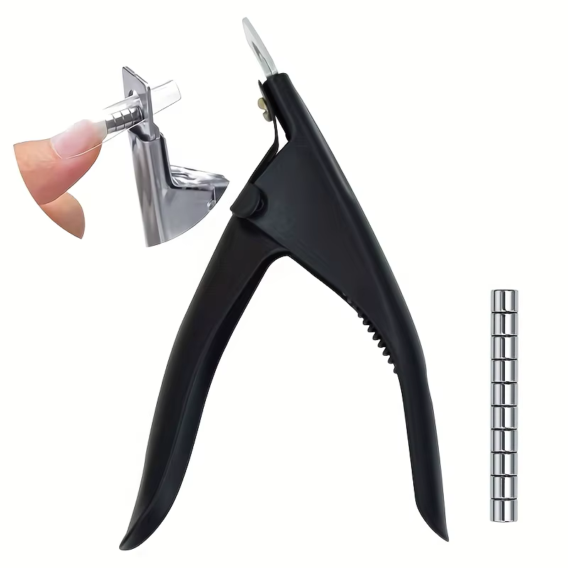 Coupe-ongles en acrylique avec 15 aimants, coupe-ongles longs en Gel acrylique, pointes réglables en