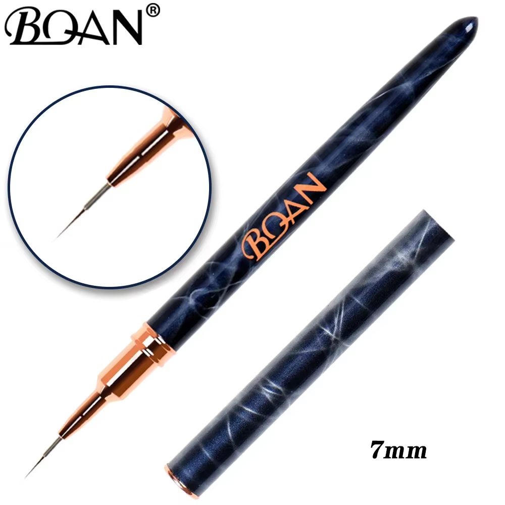 BQAN pinceau à ongles marbré brosse à Gel pour manucure acrylique UV Gel Extension stylo vernis à on