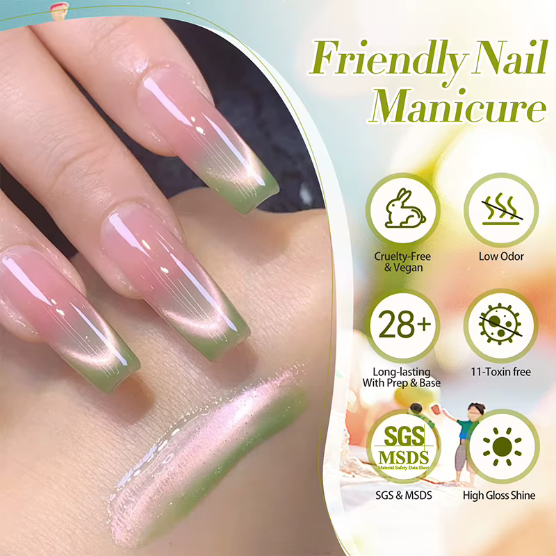 BORN PRETTY 10ml été Fruit chat Gel magnétique vernis à ongles 2025 nouvelles perles de verre de goy