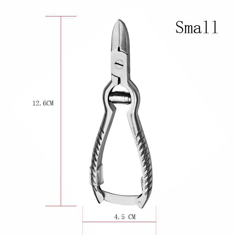 Pince à cuticules professionnelle pour manucure et pédicure, coupe-ongles, ciseaux à peaux mortes, o