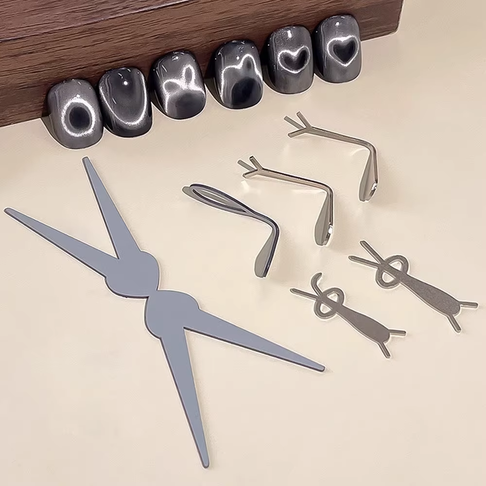  Ensemble complet d'outils auxiliaires magnétiques œil de chat pour Nail Art, pour trou noir, œil d