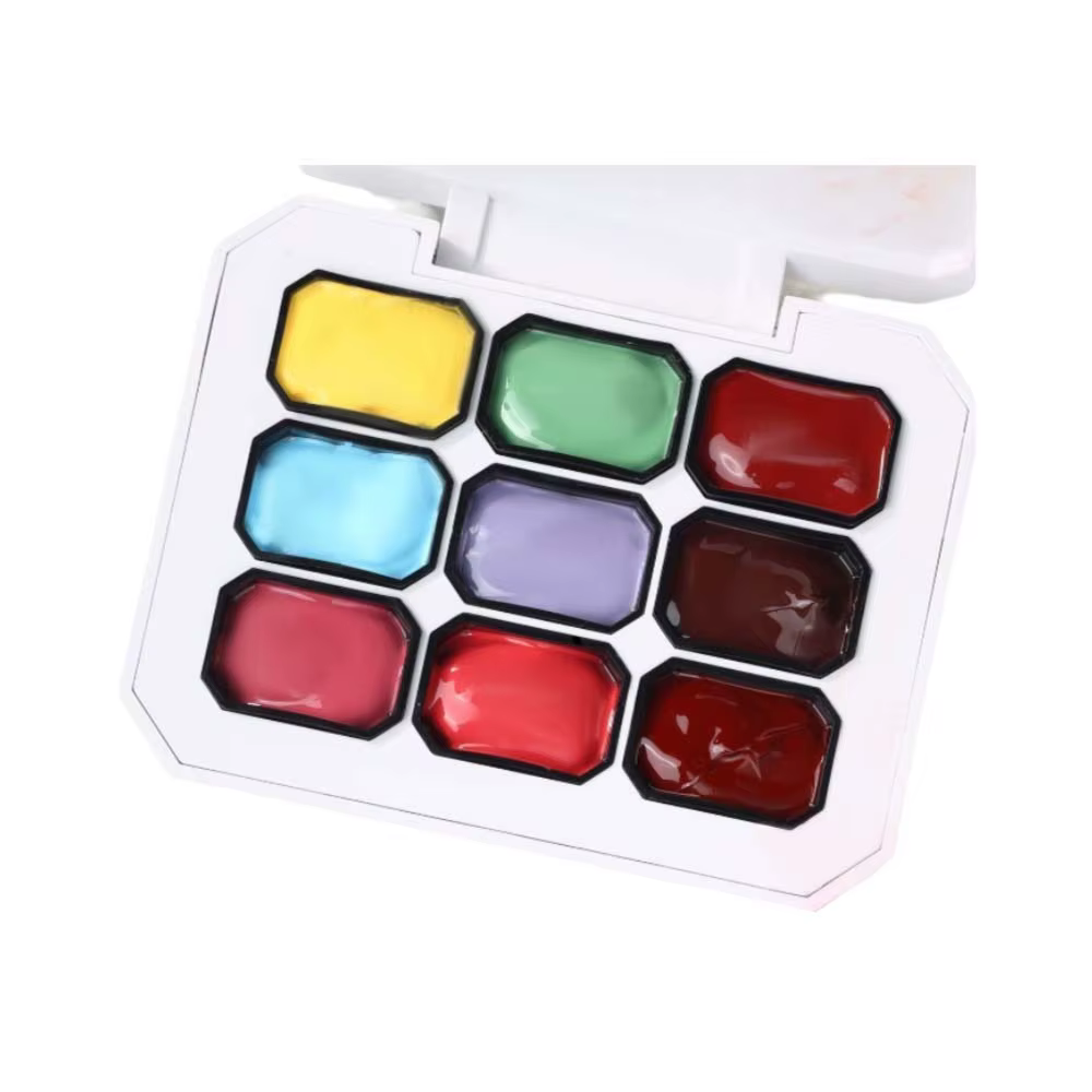 Mini vernis à ongles gel 4 en 1 Pat Ombre, 9 couleurs, gel de peinture facile à dégrader, vernis à o