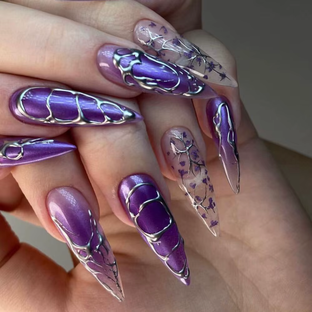 1 boîte de vernis à ongles Gel métallique effet miroir doré, ligne de Nail Art française/peinture de