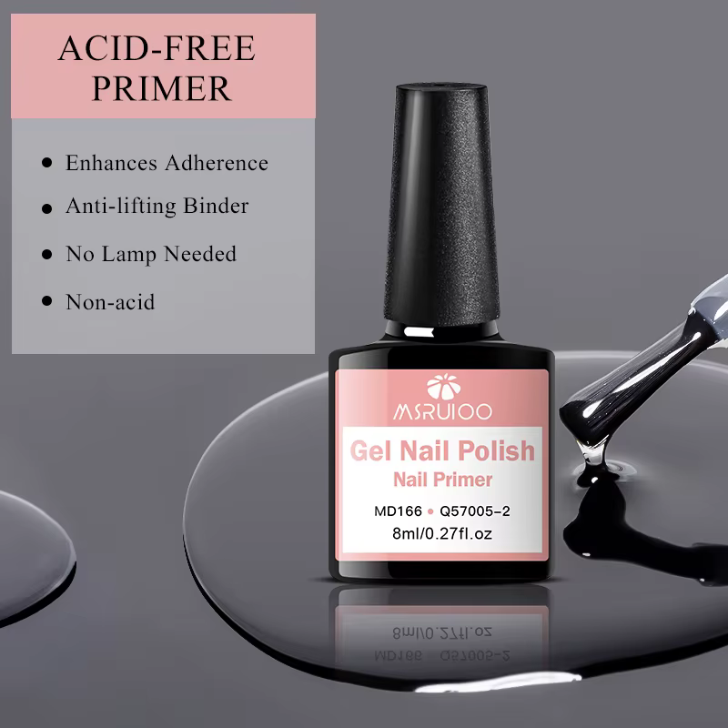 MSRUIOO 8ml apprêt à ongles préparation des ongles déshydrater Base couche de finition Gel vernis à 