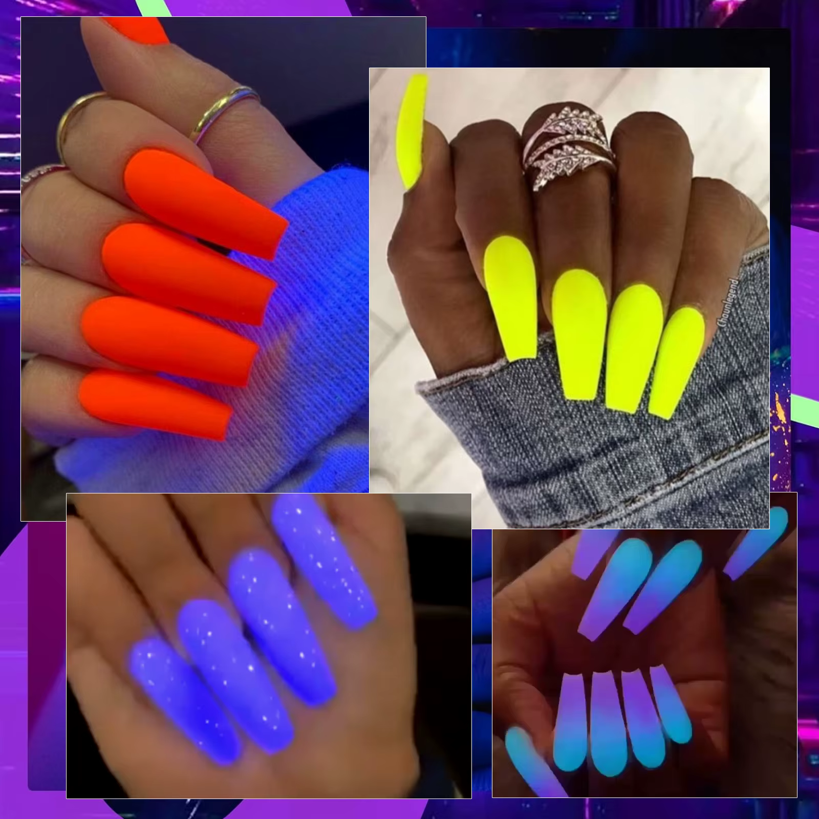 7.5ml Fluorescent lueur dans l'obscurité Gel Vernis à ongles été néon Semi Permanent tremper UV Gel 