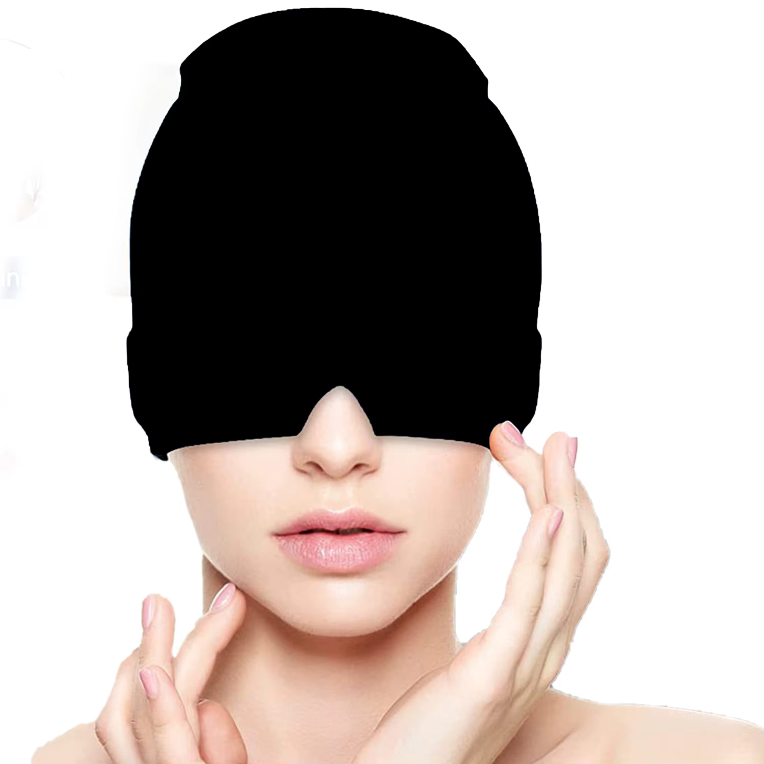 Gel de thérapie chaude et froide, soulagement des maux de tête et de la Migraine, capuchon pour chim
