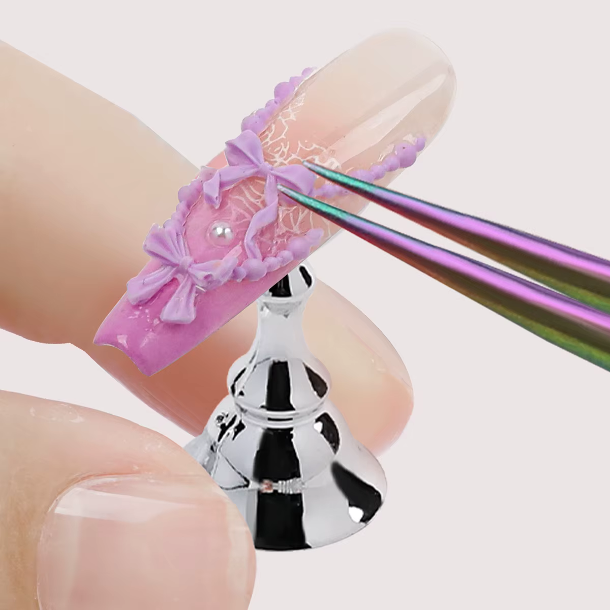 Ensemble de supports pour ongles à pression sur l'affichage des ongles, support magnétique pour faux