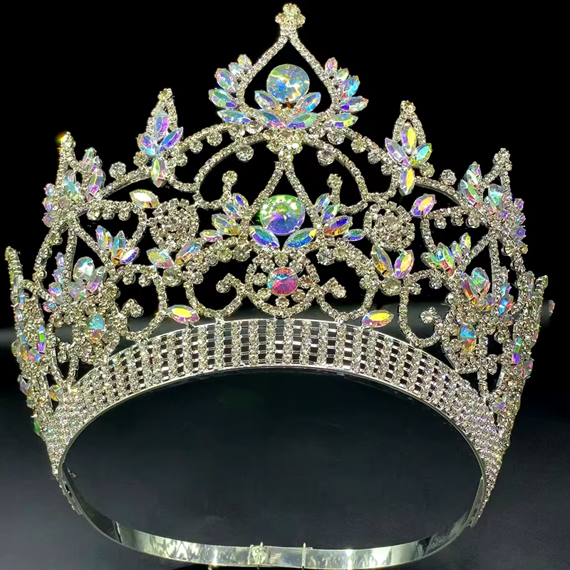 Diadèmes de couronne de reconstitution historique, bijoux de cheveux, accessoires de fête, spectacle