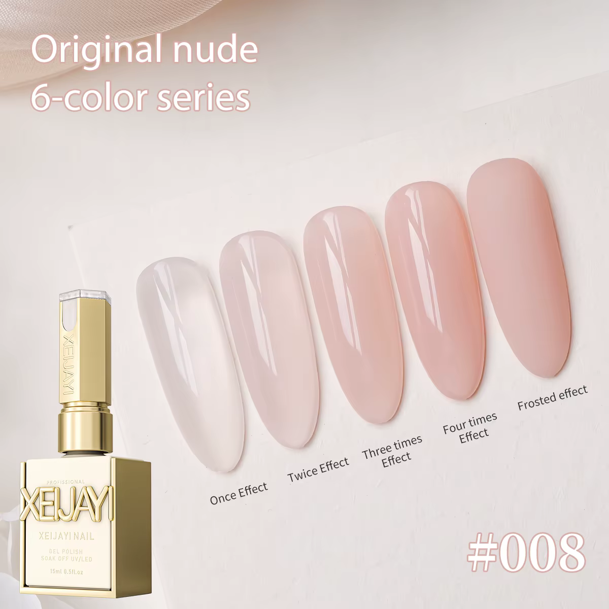 1/6 pièces Nouvelle Série Nude Thé au Lait 2025 Gel à Ongles Translucide Brillant Idéal pour la Conc