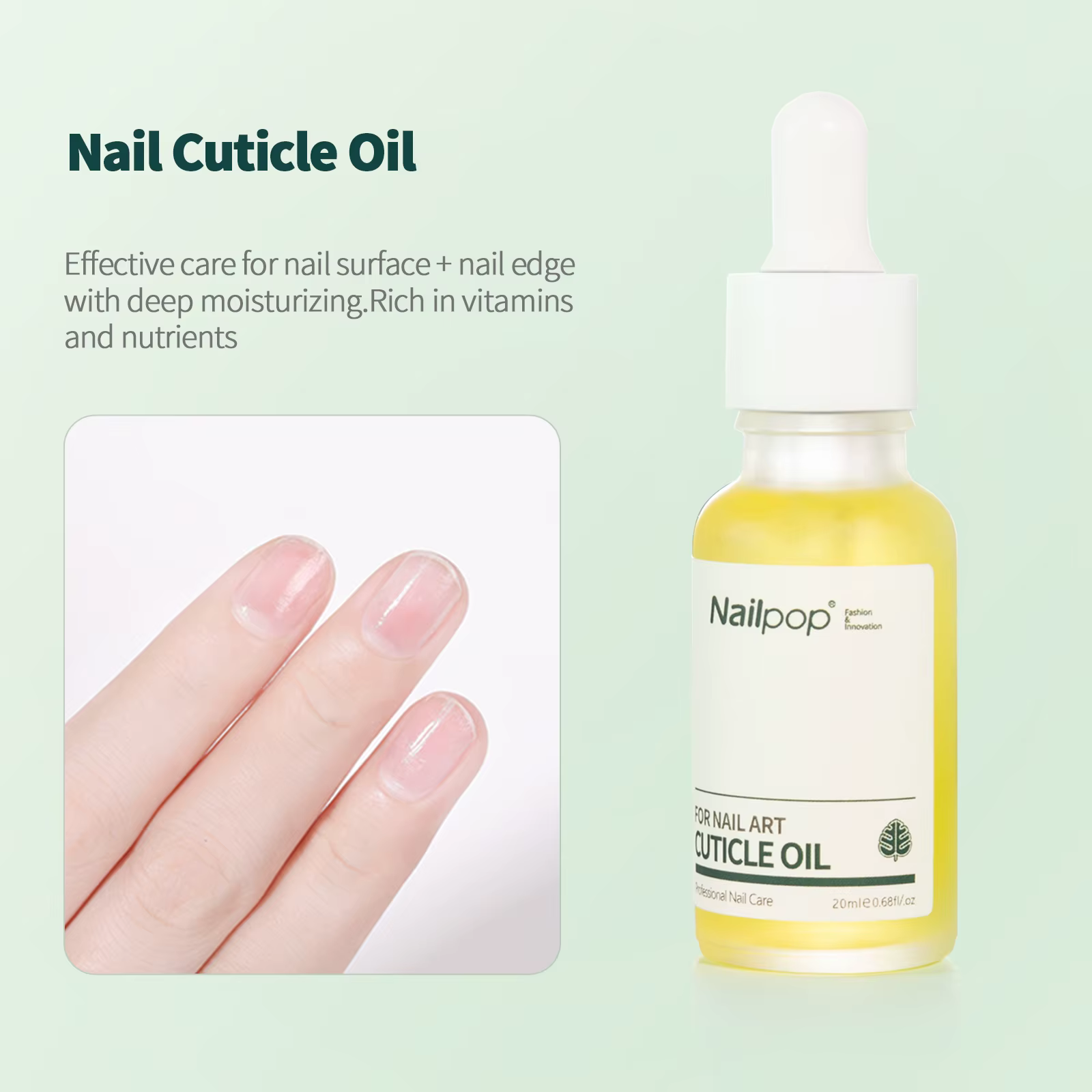 Nailpop Magic Mirror 15ml, Top Coat Effet Miroir, Effet Brillant Longue Durée, Vernis Gel Sans Essuy