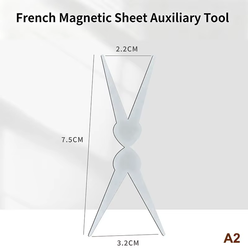 Anneau magnétique œil de chat creux pour vernis à ongles en gel, outil auxiliaire de nail art pour d