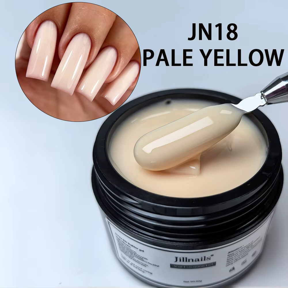 Jillnails Macaron Gel Builder vernis à ongles 100g/50g LED Gel UV pour Extension d'ongles