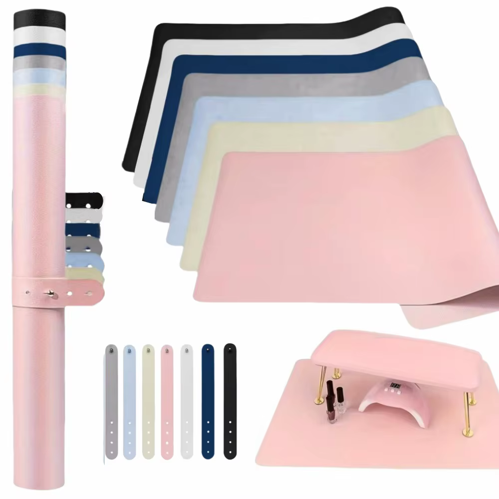 Tapis de Table pliable pour Nail Art, repose-main, coussin d'accoudoir, imperméable, résistant aux r